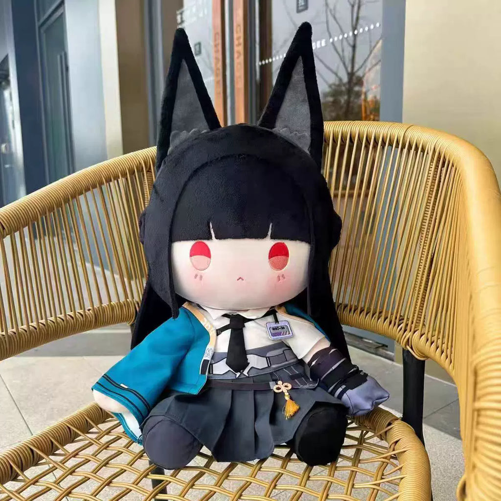 Zenless Zone Zero Hoshimi Miyabi Fan Art 40 cm Sitting Cotton Doll & Outfit Set – H.S.O.S.6 - image 1