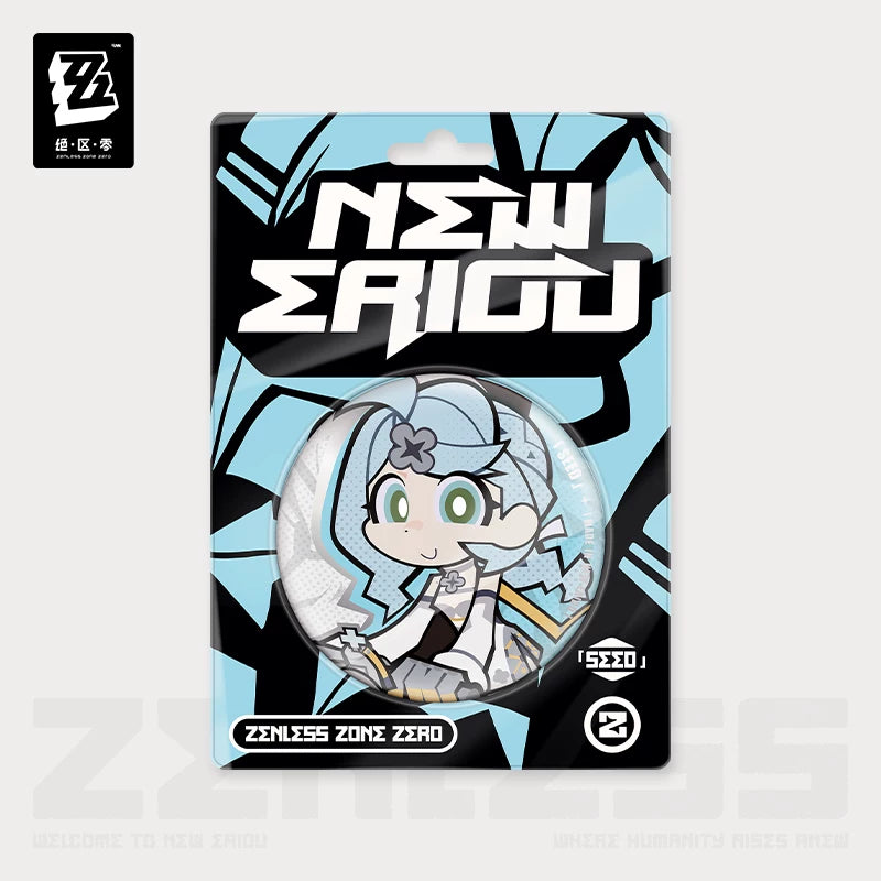 Zenless Zone Zero Official Lidu Series Chibi Tin Badge – Obol Squad - image 2