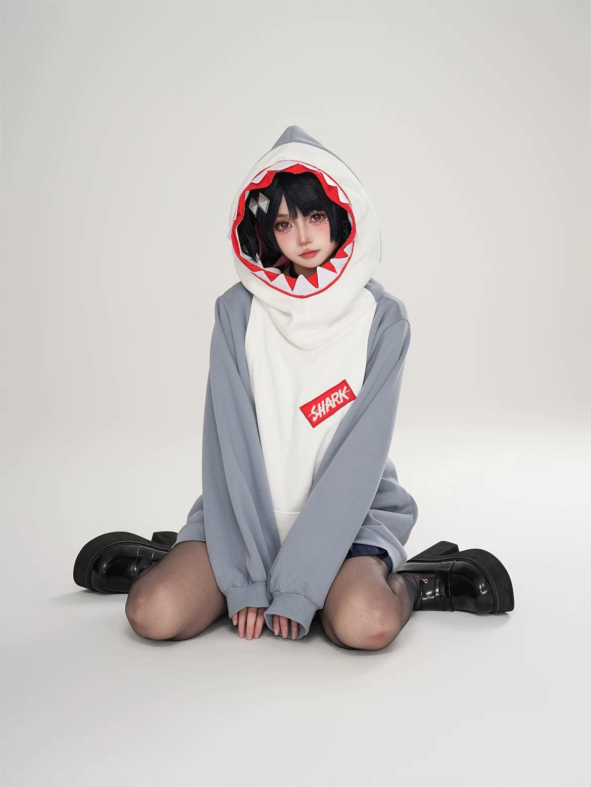 Zenless Zone Zero Sharkboo Fan Art Cosplay Hoodie – Bangboo - image 7