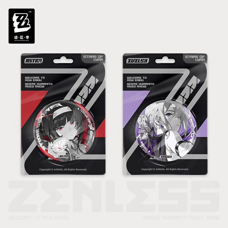 Zenless Zone Zero Official Shadow Art Series Reflective Badge – Stars of Lyra - image 1