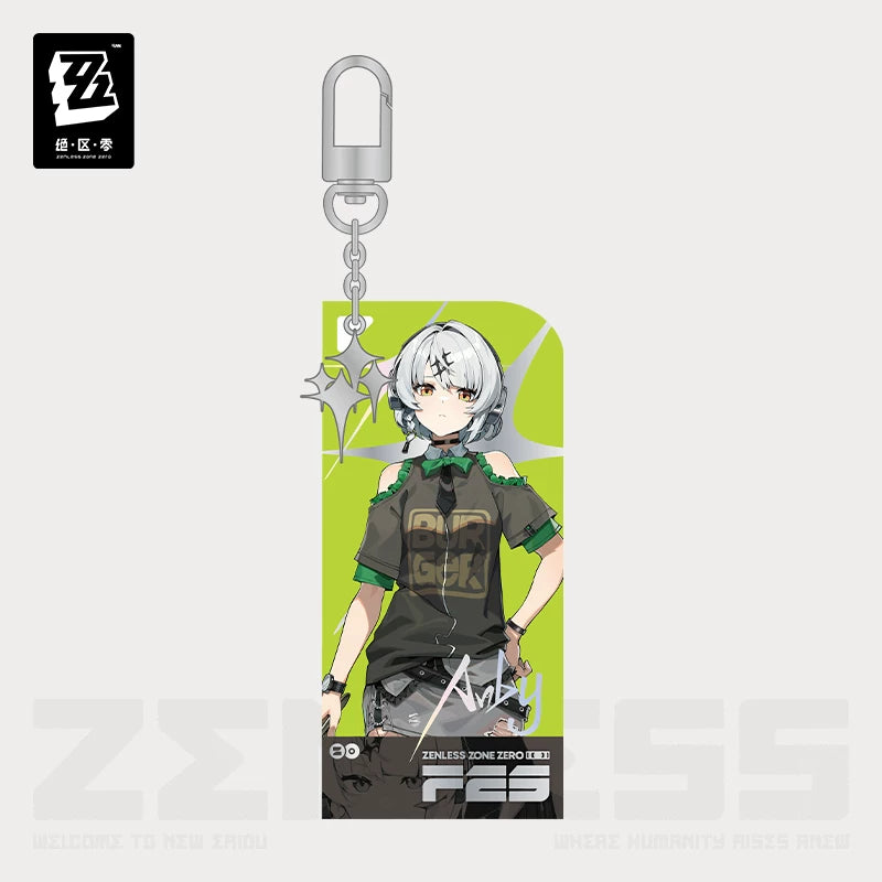 Zenless Zone Zero Official Amusement Series Acrylic Charm Collection – Anby Demara, Ellen Joe, Hoshimi Miyabi, Asaba Harumasa & Astra Yao - image 6