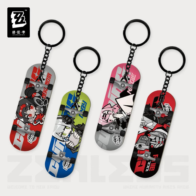 Zenless Zone Zero Official New Eridu Series Chibi Fingerboard Charm – Cunning Hares - image 1
