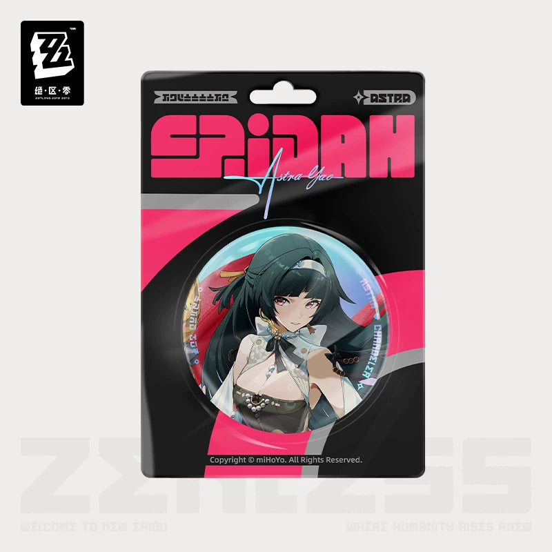 Zenless Zone Zero Official New Eridu Fashion Series Tin Badge – Astra Yao, Ellen Joe & Nicole Demara - image 3