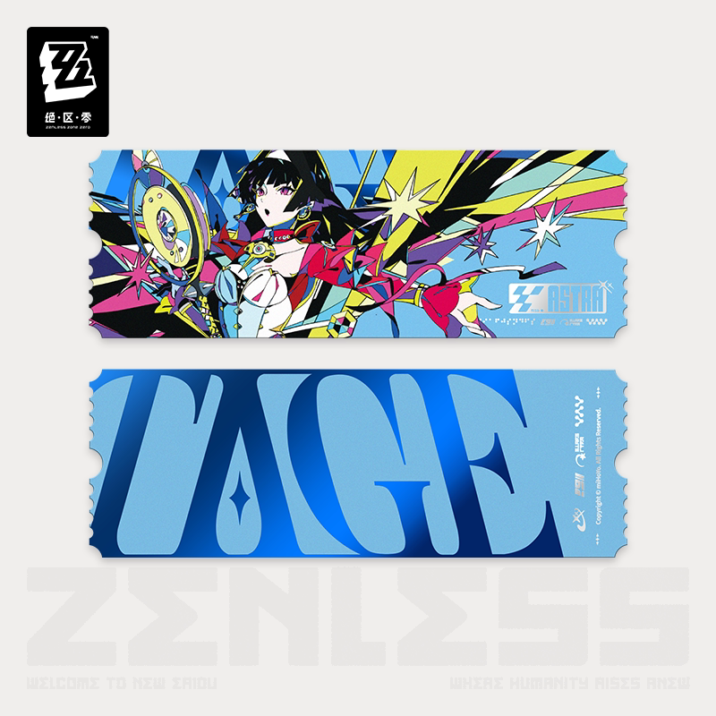Zenless Zone Zero Official Astra Yao Live Collector Ticket Set (Set of 5) – Stars of Lyra - image 3
