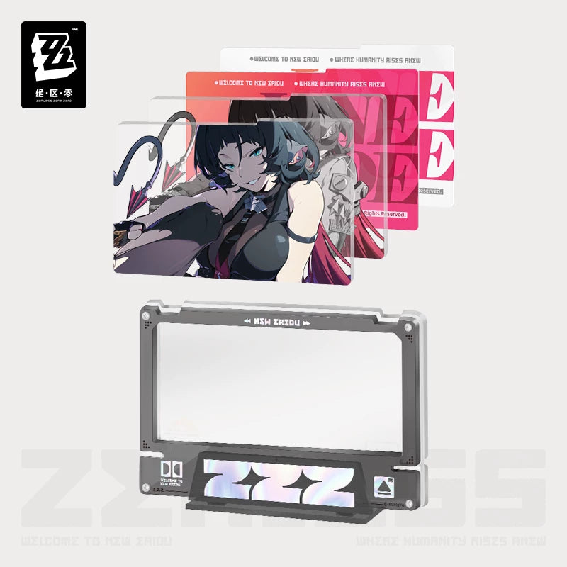 Zenless Zone Zero Official Shadow Art Series Acrylic Display Insert Set – Soldier 0 - Anby & Jane Doe - image 9