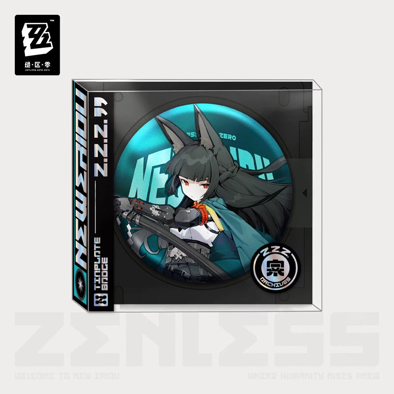 Zenless Zone Zero Official Portrait Series Tin Badge – H.S.O.S.6 - image 2