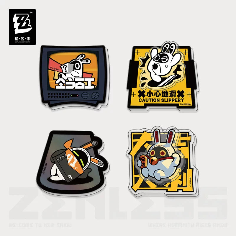 Zenless Zone Zero Official Resonance Series Acrylic Fridge Magnet Set – Bangboo - product image 2