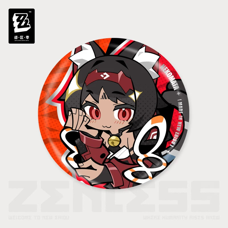 Zenless Zone Zero Official New Eridu Series Chibi Tin Badge – Cunning Hares - image 4