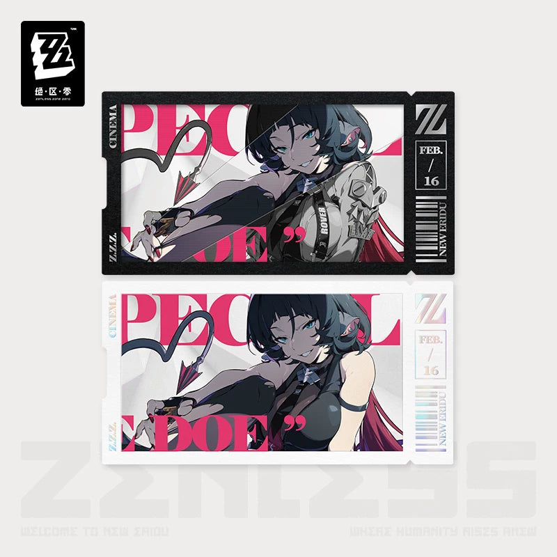 Zenless Zone Zero Official Shadow Art Series Collector Photo Card Set – Soldier 0 - Anby & Jane Doe - image 2