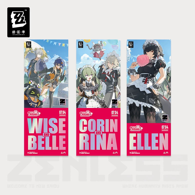 Zenless Zone Zero Official New Eridu Carnival Series Holographic Ticket Set – Random Play - image 6