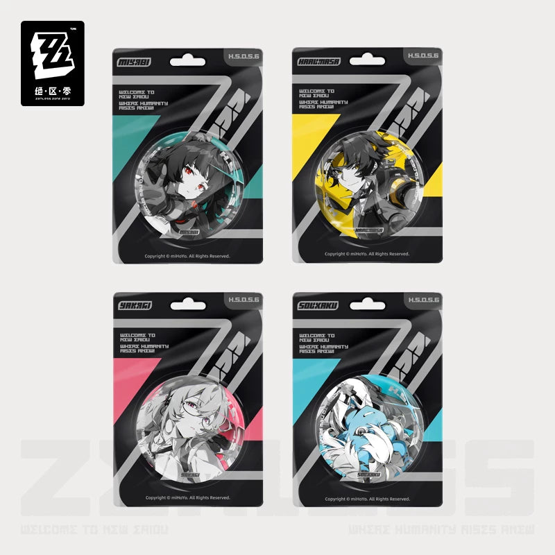 Zenless Zone Zero Official Shadow Art Series Reflective Badge – H.S.O.S.6 - image 1